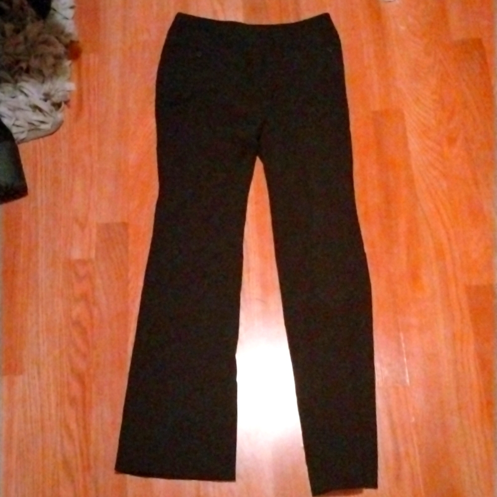 A pair of black dress pants